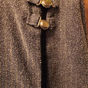 Sag Harbor blk/white fully lined skirt size 20W